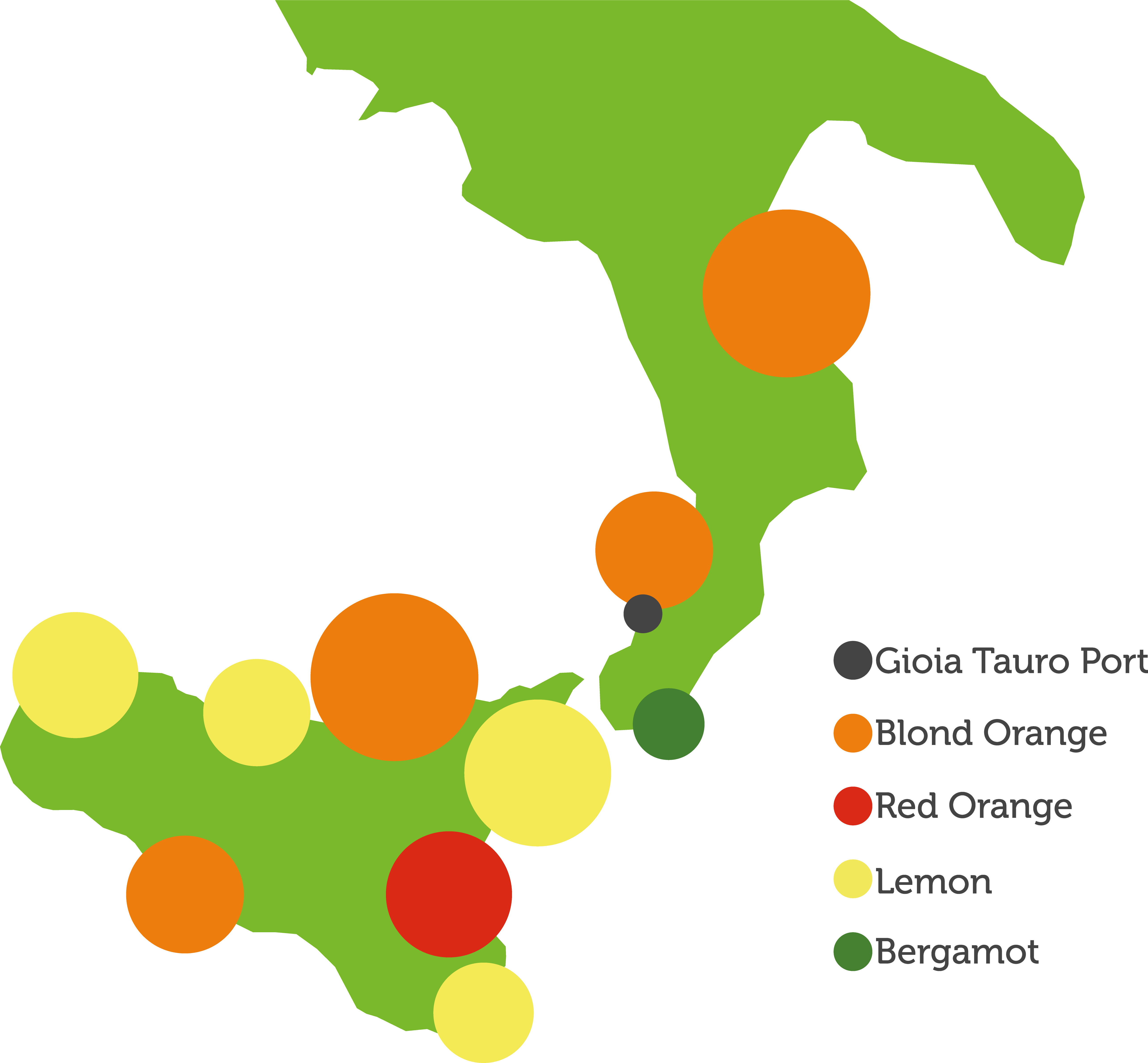 Sicilia Citrus Juices Mappa